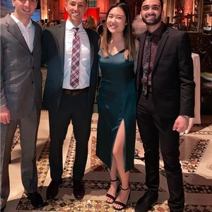 Green Midi Slit Dress